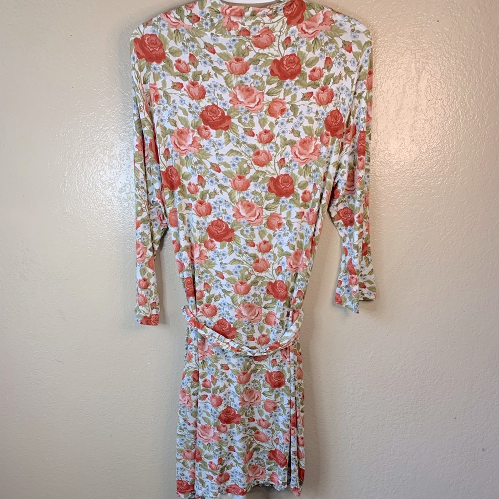 Posh Peanut Alma Maternity Postpartum Bamboo Renia Floral Robe Size L/XL - Picture 5 of 10